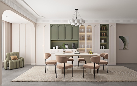Modern Creamy Style Whole House Customization Bespoke Villa Packages