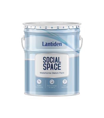Buy Social Space Interior Waterborne Diatom Paint Formaldehyde Purification Moisture Proof online manufacture