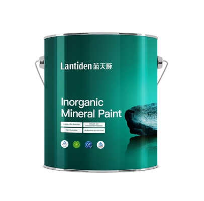 kaufen Inorganic Mineral Fire Retardant Paint Grade A1 CE-zertifizierte Wandfarbe für Innenräume Online-Herstellung