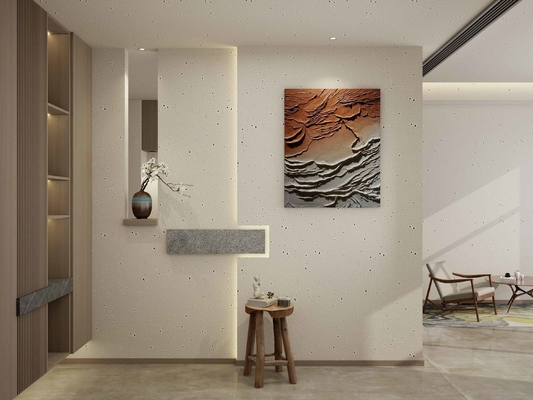 Buy Odor Free Texture Wall Paint Limestone Rock Flakes Feel Interior Wall Decoration Paint online manufacture
