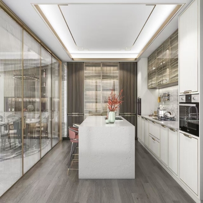 Buy Luxury European Style Kitchen Cabinet Custom With Soft Close Systems online manufacture
