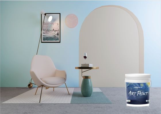 Texture Paint Inorganic Diamond Topcoat Semi Matte Water Resistant Dust Proof Mildew Proof