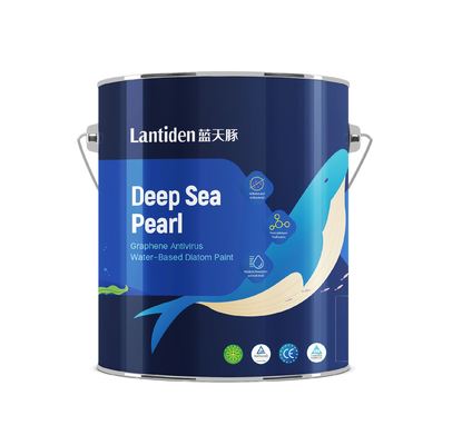 Ocean Heart Indoor Wall Paint Formaldehyde Free Paint White Viscous Liquid