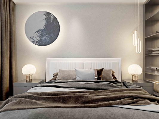 Smooth Surface Wall Texture Paint Van Gogh Impression Special Effects Snowflakes